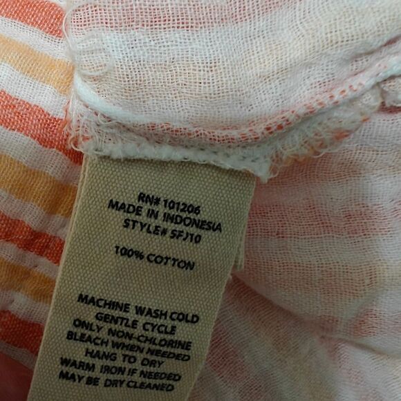 NWT SOFT SURROUNDINGS ESCAMBIA GAUZE TUNIC SHIRT SIZE 1X - Picture 6 of 8